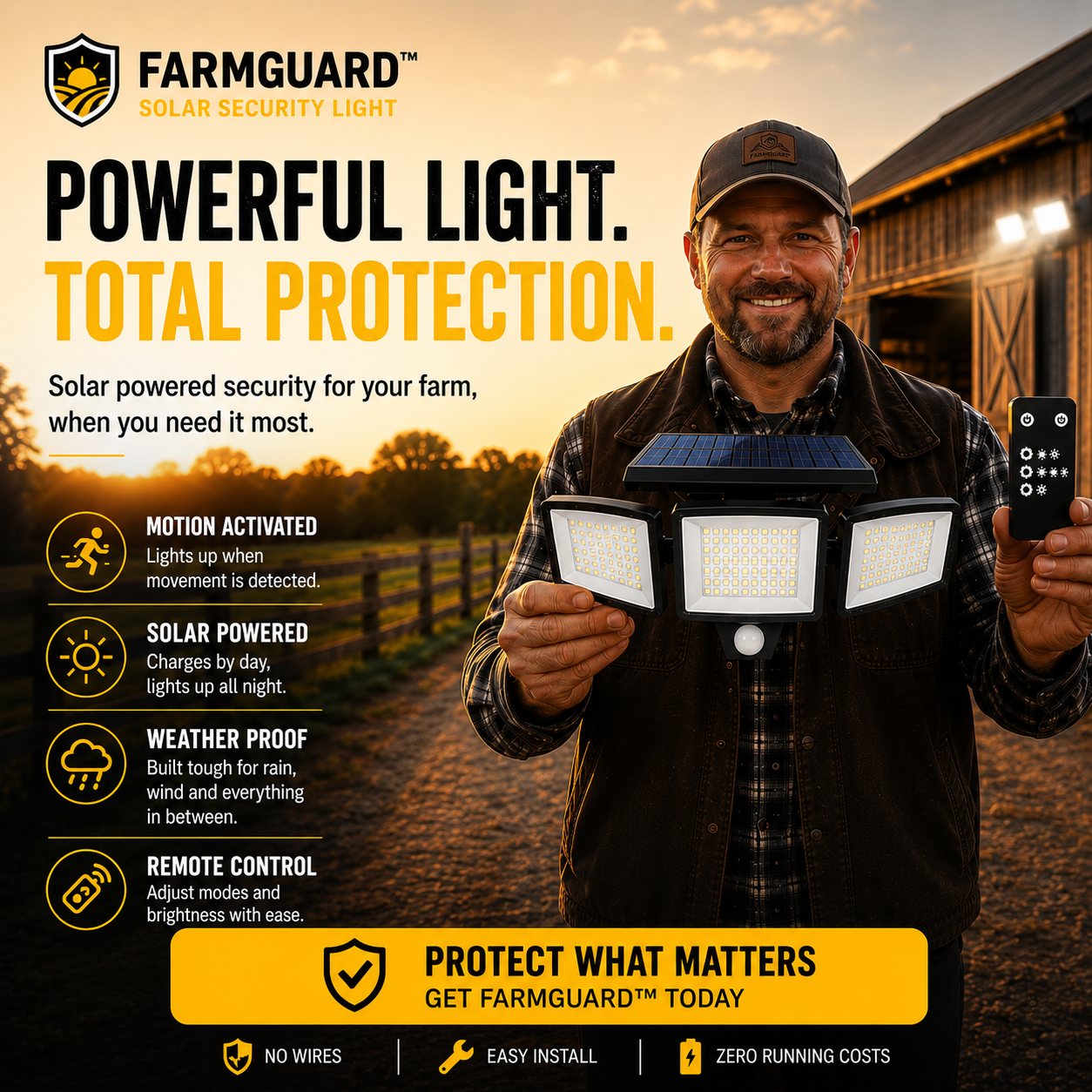 FArmGuard™ Smart Solar Light